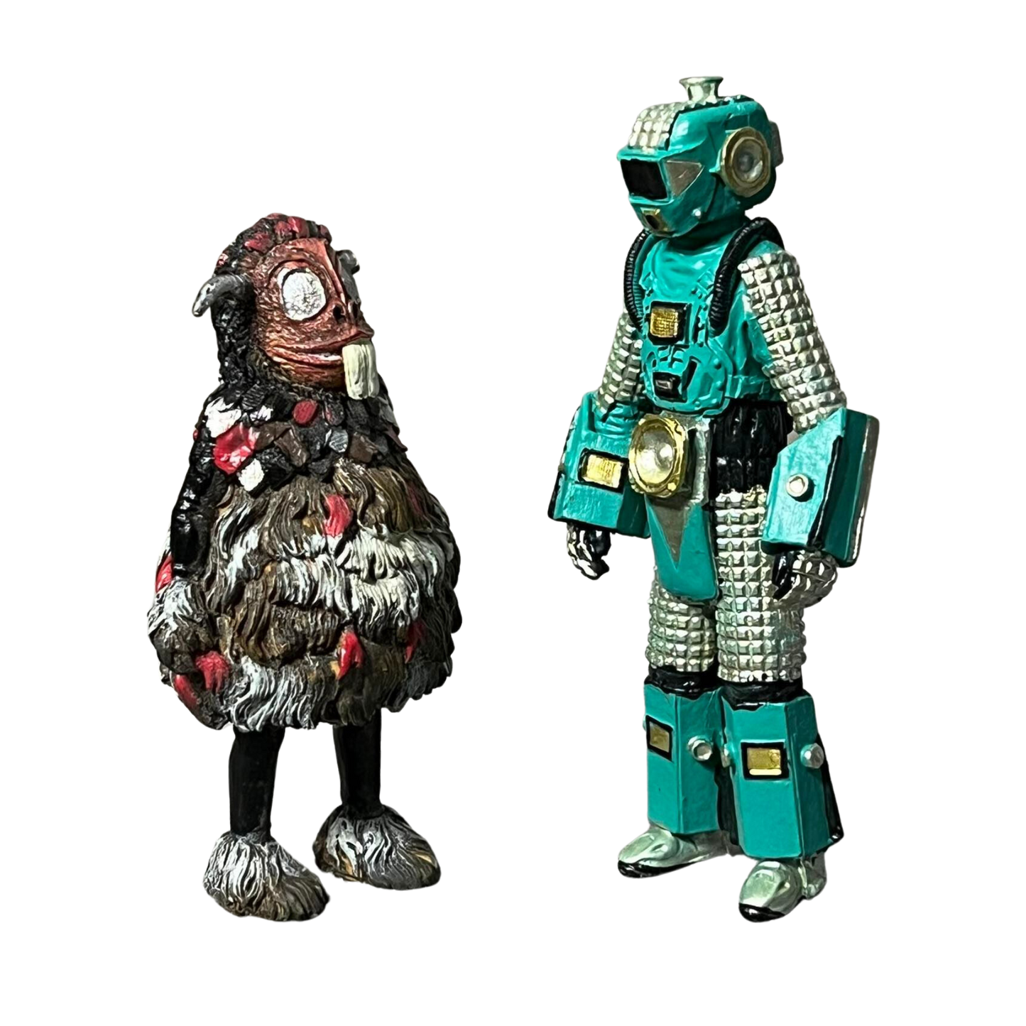 Monster & Robot Figurine Set