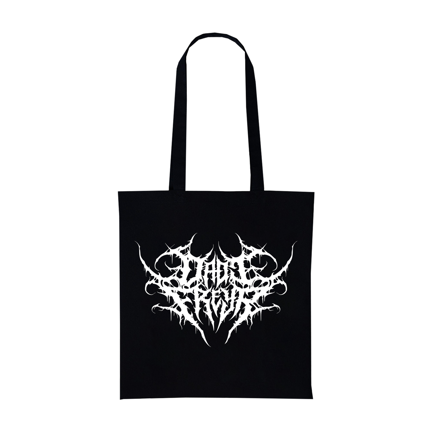 METAL LOGO TOTE BAG (BLACK)