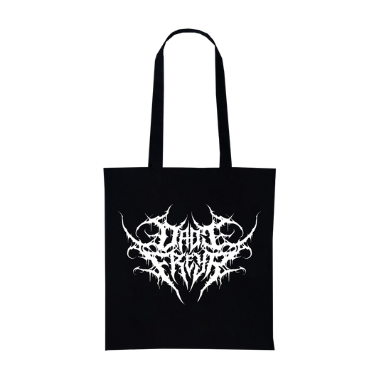 METAL LOGO TOTE BAG (BLACK)