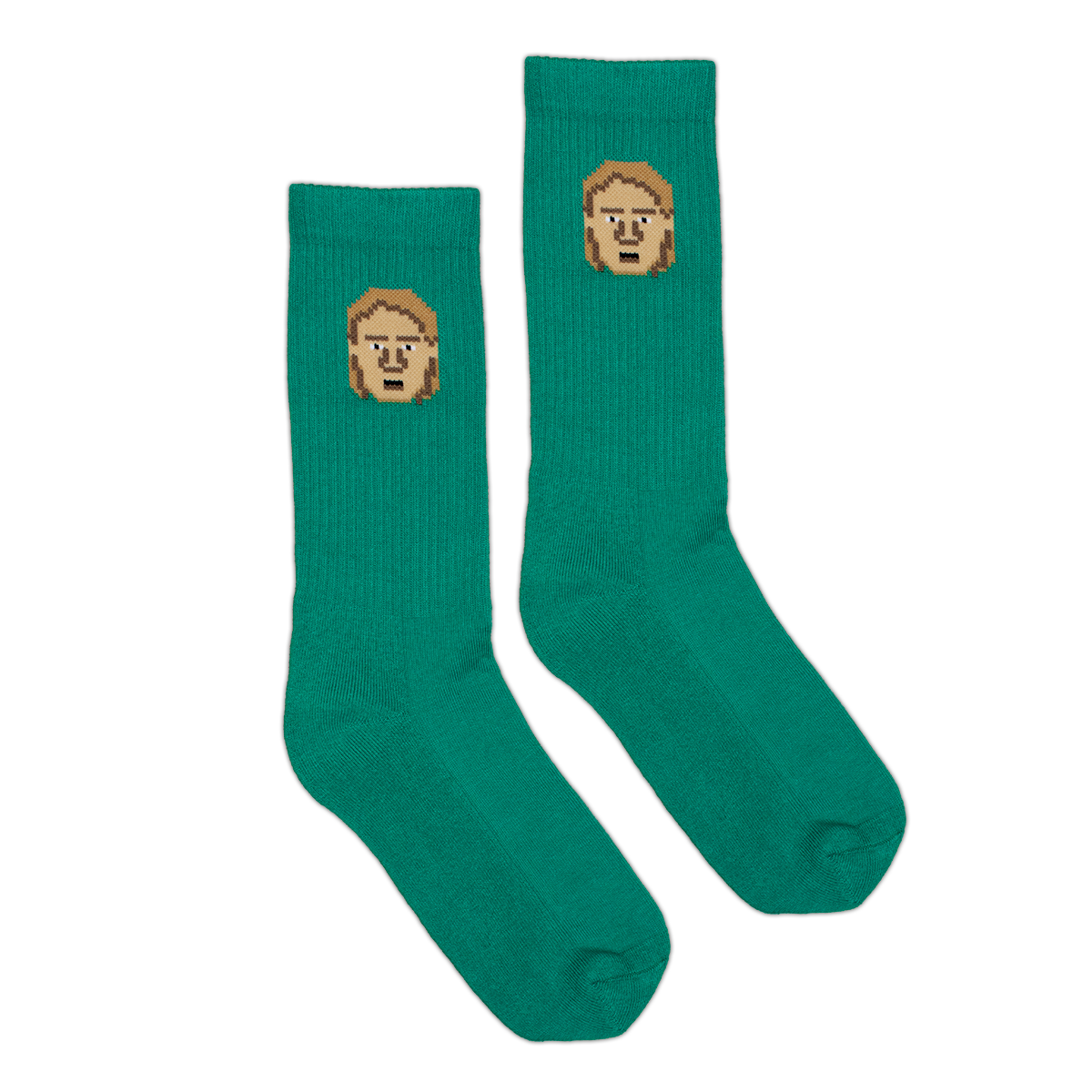 Daði from Gagnamagnið Socks (Green)
